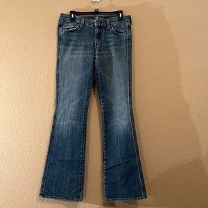 7 For All Mankind flare, jeans, size 30.